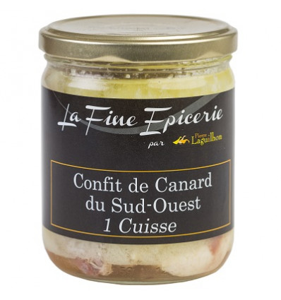 Confit de Canard du Sud-Ouest Label Rouge - 1 Cuisse - Verrine 350g