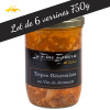 Lot de 6 verrines de Tripes Béarnaises au Vin de Jurançon - Verrine 750g