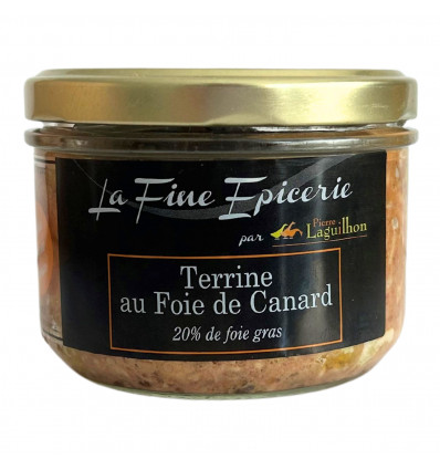 Terrine au foie de canard (20% Foie gras du Sud-ouest) - verrine 180g